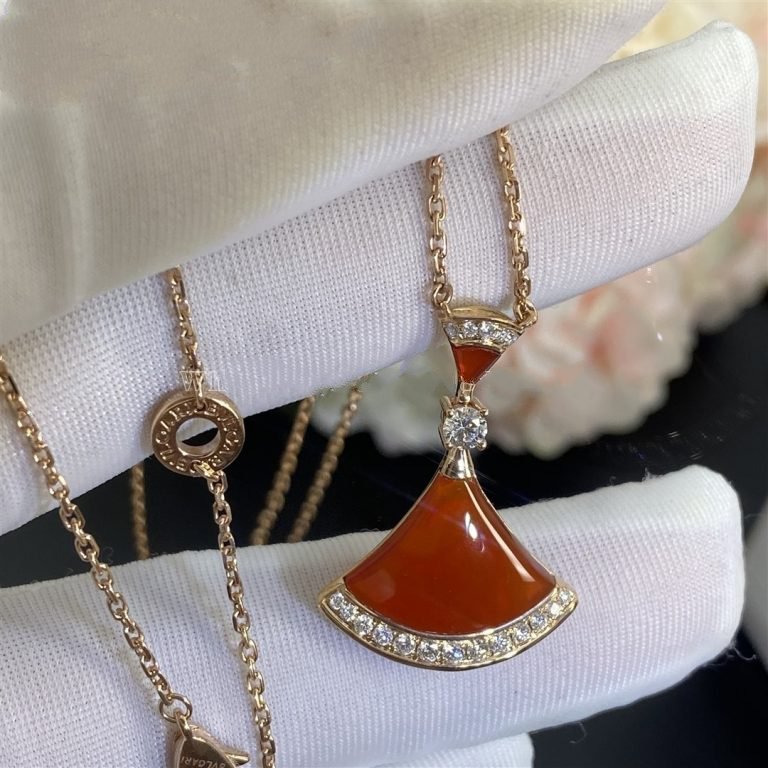 [GALE]DREAM NECKLACE CARNELIAN DIAMOND
