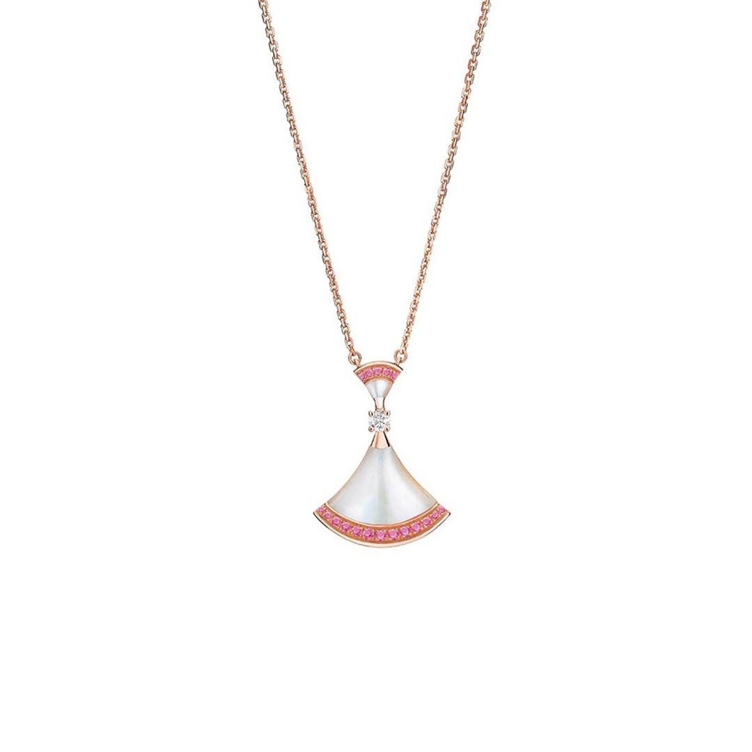 [GALE]DREAM NECKLACE MOP PINK DIAMOND