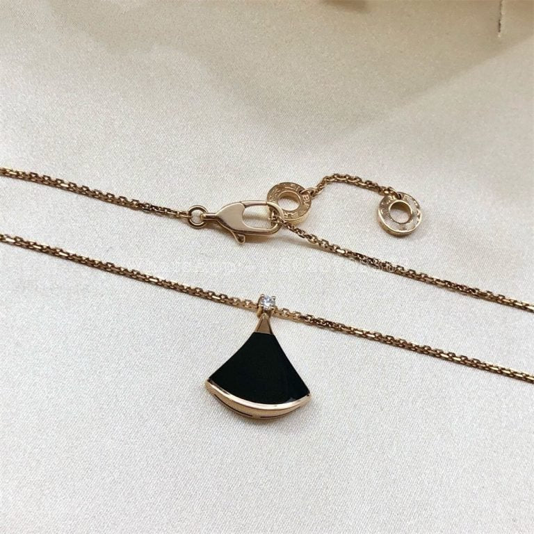 [GALE]DREAM NECKLACE ONYX 1 DIAMOND