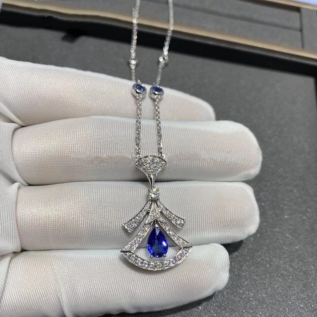 [GALE]DREAM NECKLACE AGATE DIAMOND SILVER