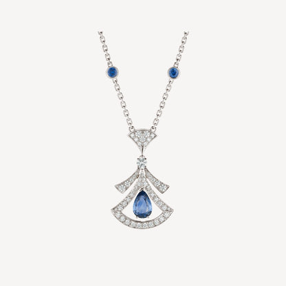 [GALE]DREAM NECKLACE AGATE DIAMOND SILVER