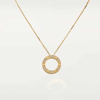 [GALE]LOVE NECKLACE ADJUSTABLE ROSE GOLD