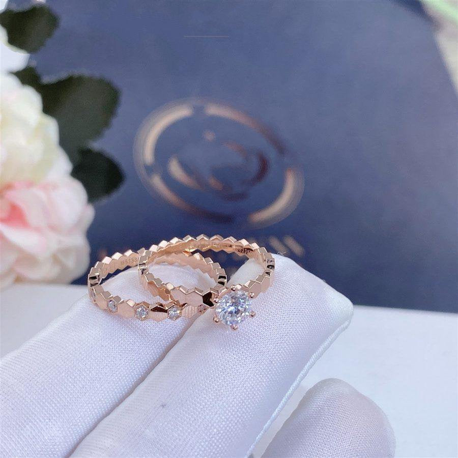 [GALE]BEE LOVE RING PINK GOLD 1 DIAMOND