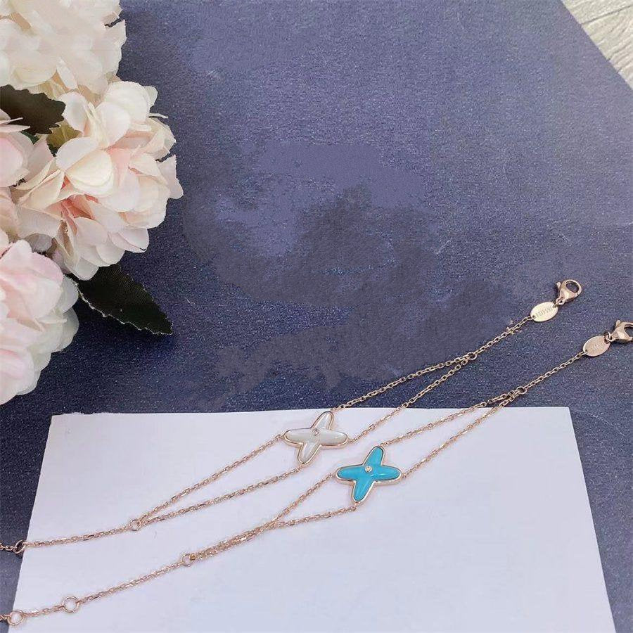 [GALE]JEUX BRACELET TURQUOISE PINK GOLD 1 DIAMOND