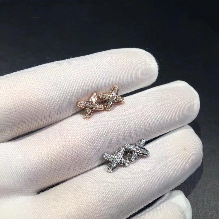 [GALE]JEUX DE DIAMOND EARRINGS