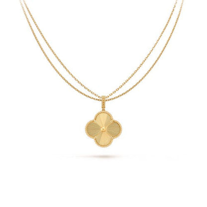 [GALE]CLOVER 25MM PEDANT NECKLACE GOLD