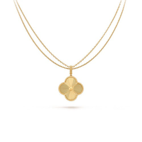 [GALE]CLOVER 25MM PEDANT NECKLACE GOLD