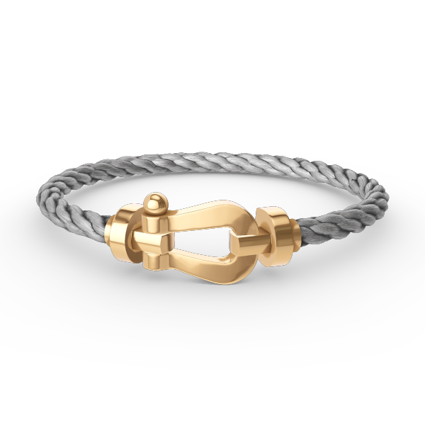 [GALE]FORCE LARGE HORSESHOE NO DIAMOND BRACELET GOLD