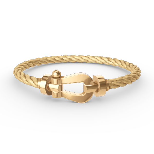 [GALE]FORCE LARGE HORSESHOE NO DIAMOND BRACELET GOLD