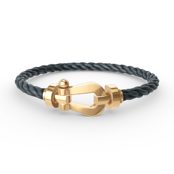 [GALE]FORCE LARGE HORSESHOE NO DIAMOND BRACELET GOLD