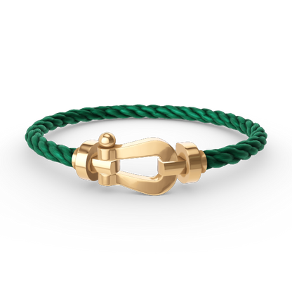 [GALE]FORCE LARGE HORSESHOE NO DIAMOND BRACELET GOLD