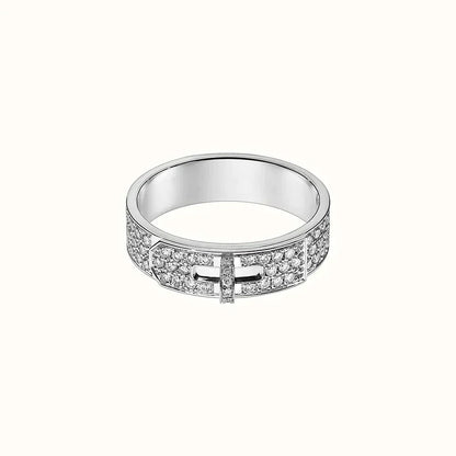 [GALE]KELLY SILVER DIAMOND RING