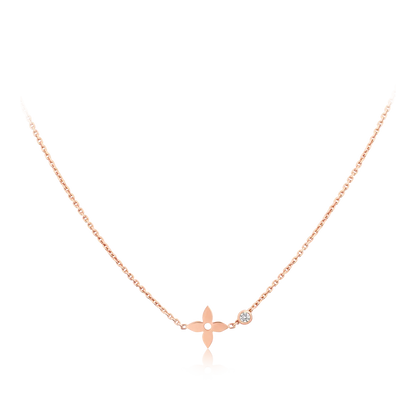 [GALE]BLOSSOM PENDANT PINK GOLD AND DIAMOND