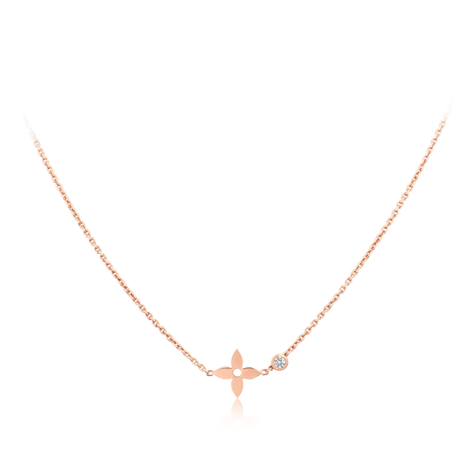 [GALE]BLOSSOM PENDANT PINK GOLD AND DIAMOND