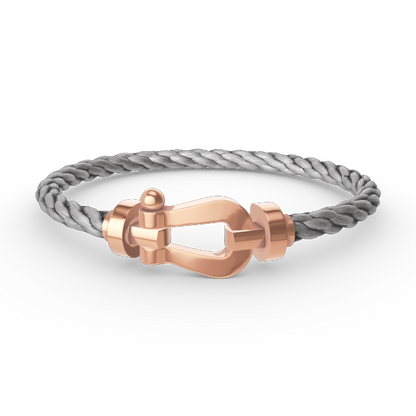 [GALE]FORCE LARGE HORSESHOE NO DIAMOND BRACELET ROSE GOLD