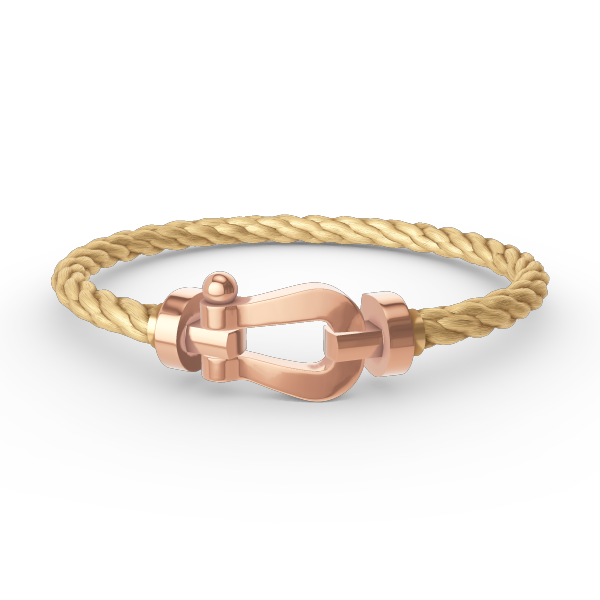 [GALE]FORCE LARGE HORSESHOE NO DIAMOND BRACELET ROSE GOLD