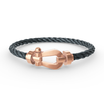 [GALE]FORCE LARGE HORSESHOE NO DIAMOND BRACELET ROSE GOLD