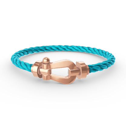 [GALE]FORCE LARGE HORSESHOE NO DIAMOND BRACELET ROSE GOLD