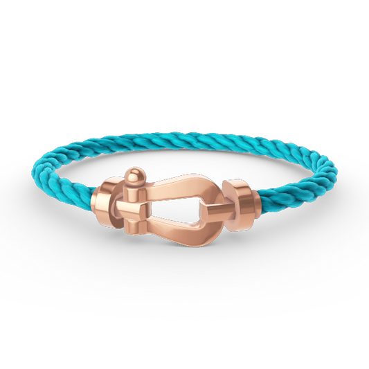 [GALE]FORCE LARGE HORSESHOE NO DIAMOND BRACELET ROSE GOLD
