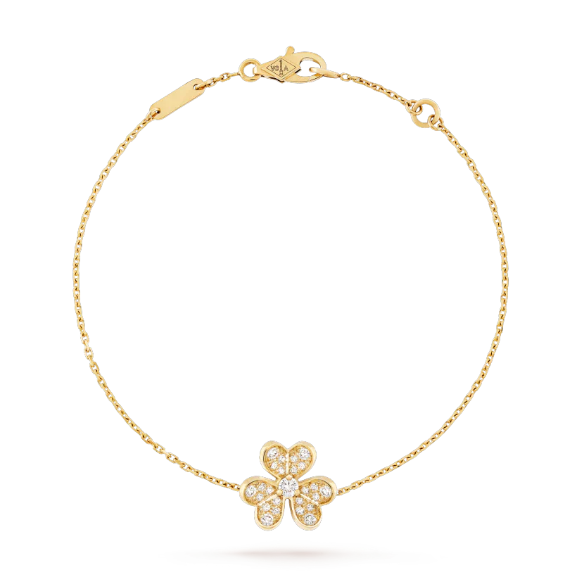[GALE]FRIVOLE GOLD FLOWER DIAMOND BRACELET