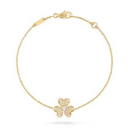 [GALE]FRIVOLE GOLD FLOWER DIAMOND BRACELET