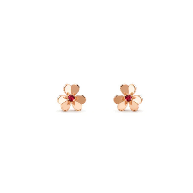 [GALE]FRIVOLE  FLOWER PINK EARRINGS