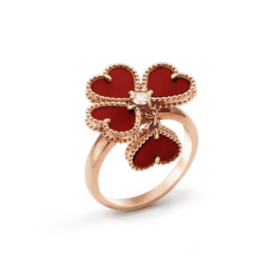[GALE]SWEET CLOVER CARNELIAN RING