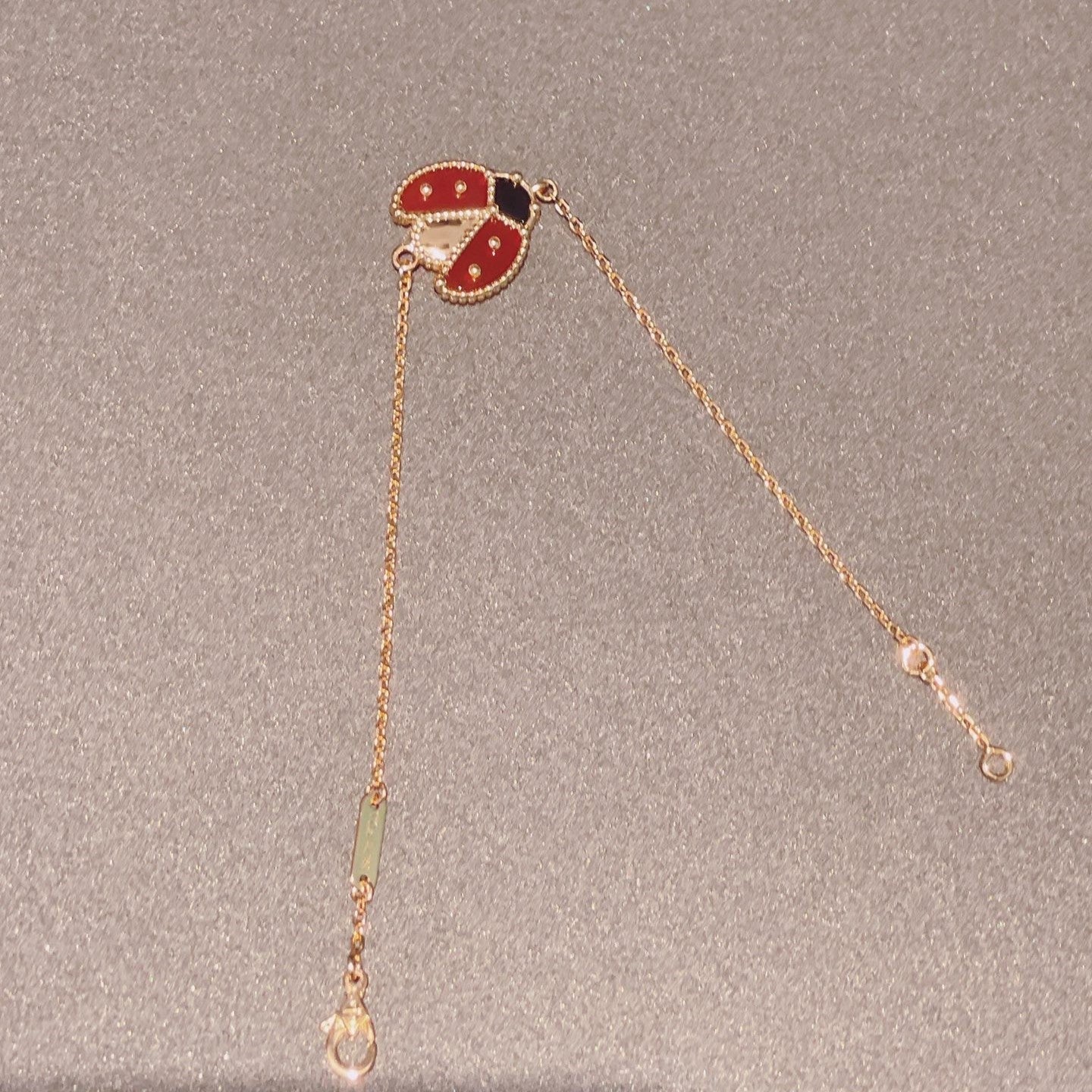 [GALE]LUCKY SPRING 1 MOTIF PINK GOLD BRACELET