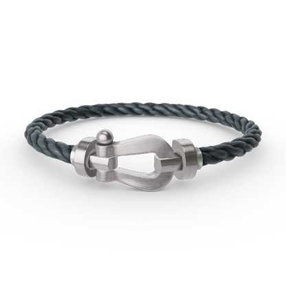 [GALE]FORCE LARGE HORSESHOE NO DIAMOND BRACELET SILVER