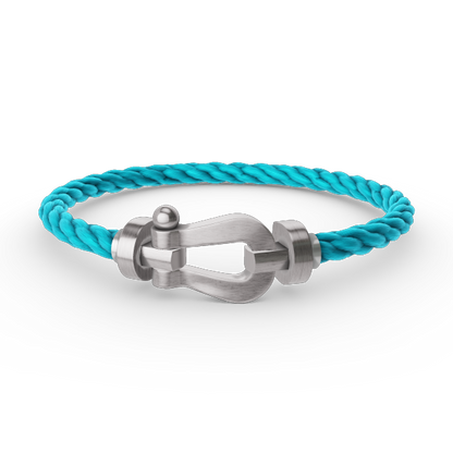 [GALE]FORCE LARGE HORSESHOE NO DIAMOND BRACELET SILVER