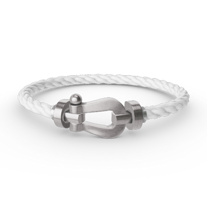 [GALE]FORCE LARGE HORSESHOE NO DIAMOND BRACELET SILVER