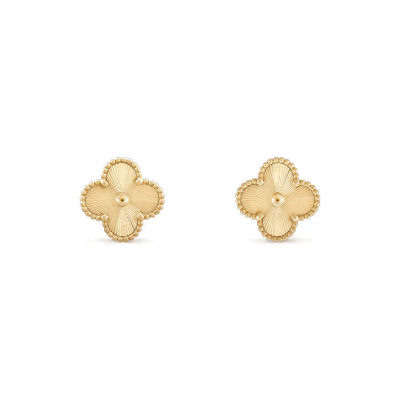 [GALE]CLOVER MEDIUM 1 MOTIFS LASER EARRINGS